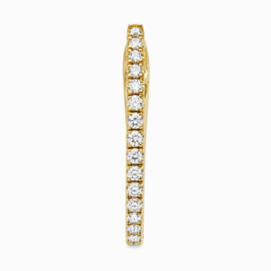 Argolla de Oro Amarillo con Diamantes